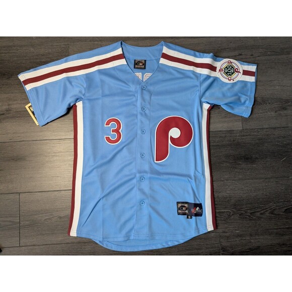Bryce Harper #3 Philadelphia Phillies Cooperstown Jersey Men’s Size Small - Picture 4 of 8